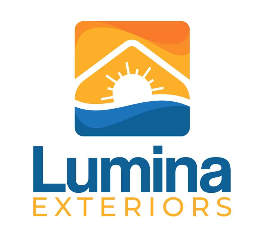 Lumina Exteriors Logo Vertical